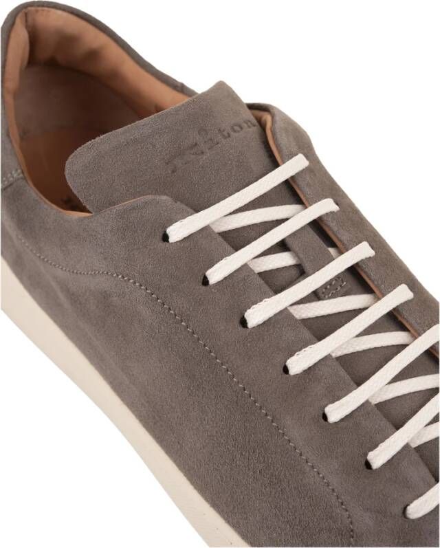 Kiton Sneakers Gray Heren