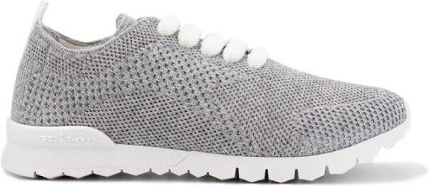 Kiton Luxe Cashmere Sneakers voor Modebewuste Vrouwen Grijs Dames