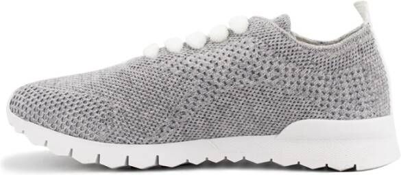 Kiton Luxe Cashmere Sneakers voor Modebewuste Vrouwen Grijs Dames