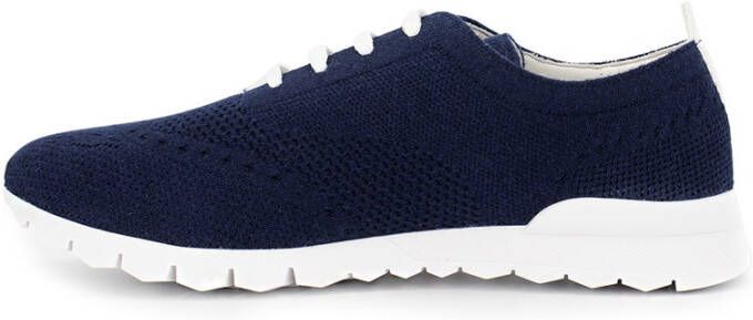 Kiton Fit Geweven Kasjmier Hardloopschoenen Blauw Heren