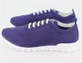 Kiton Geweven Fit Sneakers met Witte Zool Blauw Heren - Thumbnail 2