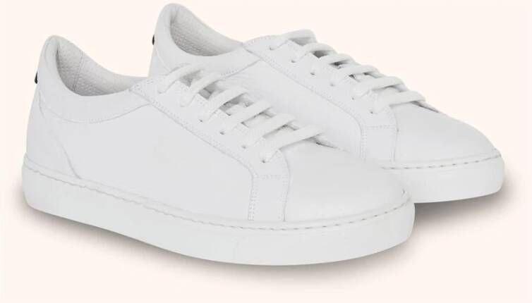 Kiton Witte Sneakers van Hertenleer voor Dames Wit Dames
