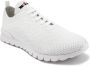 Kiton FIT Runners van Gebreide Stof voor de Moderne Man White Heren - Thumbnail 3