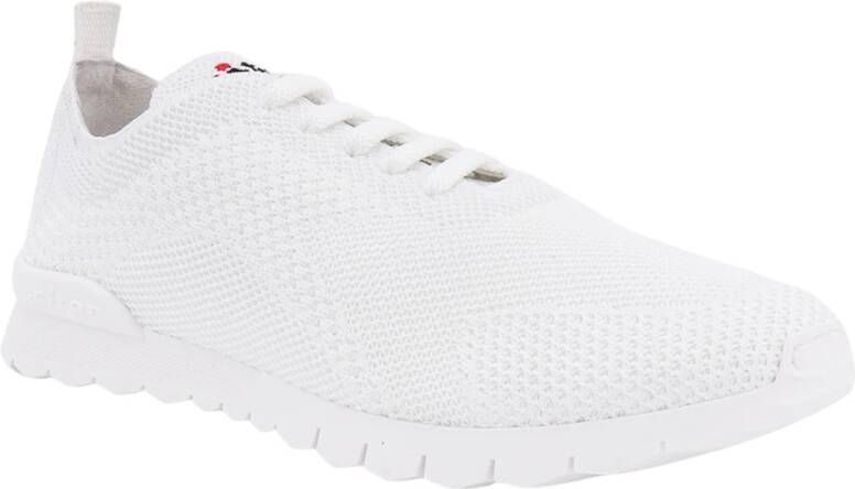Kiton Witte Gebreide Sneakers voor Heren Aw23 Collectie Wit Heren