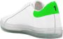 Kiton Handgemaakte leren sneakers met transparante contrasterende details White Heren - Thumbnail 4