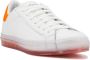 Kiton Handgemaakte leren sneaker met transparante contrasterende details White Heren - Thumbnail 3