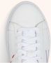 Kiton Witte kalfsleren sneakers met cupzool White Heren - Thumbnail 4