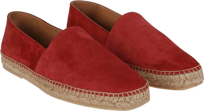 Kiton Stijlvolle Espadrilles voor de Zomer Red Heren