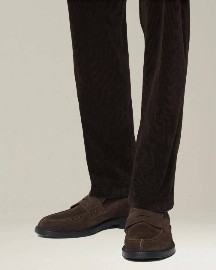 Kiton Verfijnde Suède Loafer