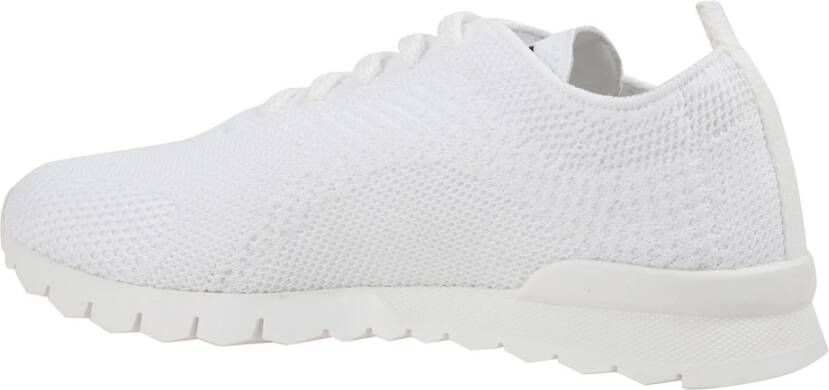 Kiton Witte Gebreide Hardloopsneakers