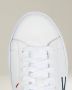 Kiton Witte kalfsleren sneakers met cupzool - Thumbnail 2