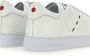 Kiton Witte Leren Sneakers met Rode Stiksels White Heren - Thumbnail 8