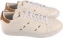 Kiton Witte leren sneakers met suède hiel White Heren - Thumbnail 3