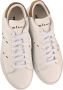 Kiton Witte leren sneakers met suède hiel White Heren - Thumbnail 4