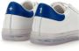 Kiton Witte Leren Sneakers met Turquoise Hiel White Heren - Thumbnail 8