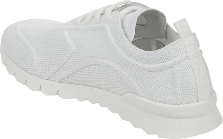 Kiton Witte Sneakers met Stoffen Textuur White Heren