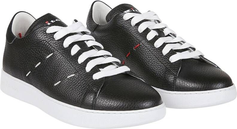 Kiton Zwarte A068 Sneakers Black Heren
