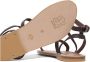 K.jacques Bruine Leren Sandalen voor Vrouwen - Thumbnail 2