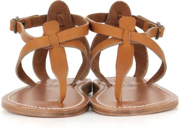 K.jacques Flat Sandals Brown Dames