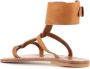 K.jacques Flat Sandals Brown Dames - Thumbnail 4