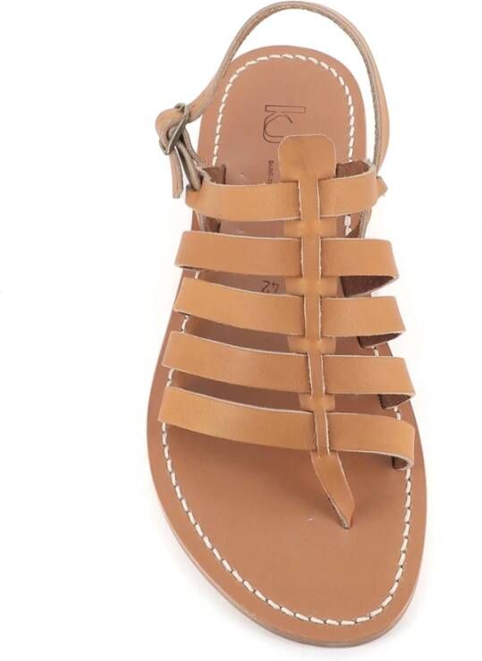 K.jacques Flat Sandals Brown Heren