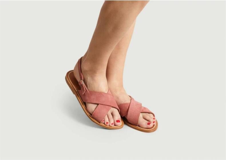 K.jacques Flat Sandals Roze Dames