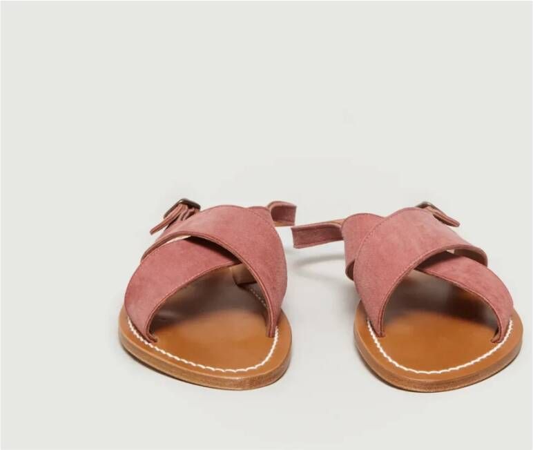 K.jacques Flat Sandals Roze Dames