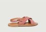 K.jacques Flat Sandals Pink Dames - Thumbnail 4