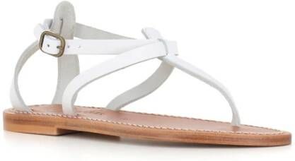 K.jacques Flat Sandals White Dames