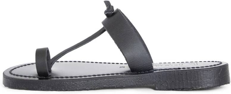 K.jacques Hevea Leren Sandalen met Enkelband