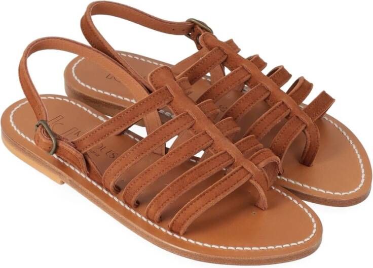 K.jacques Stijlvolle Amaretto Sandalen