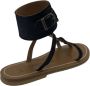 K.jacques Zwarte Gesp Sandalen Black Dames - Thumbnail 12