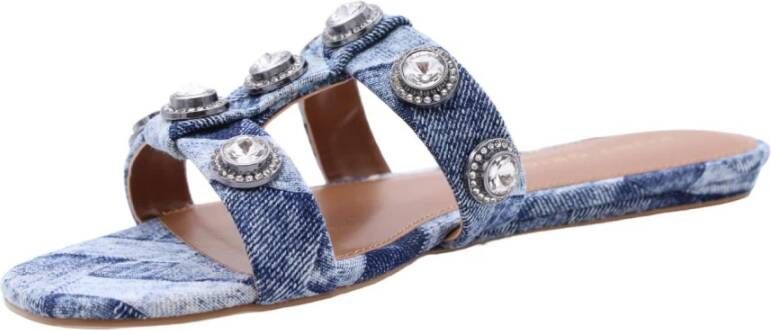 Kurt Geiger Alpine Muil Blue Dames