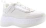 KURT GEIGER LONDON Lage Sneakers Dames Kensington Pump Sneaker Maat: 39 Materiaal: Leer Kleur: Wit - Thumbnail 4