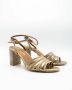 Kurt Geiger Pierra sandalette van leer met metallic finish - Thumbnail 10