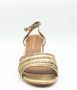 Kurt Geiger Pierra sandalette van leer met metallic finish - Thumbnail 11