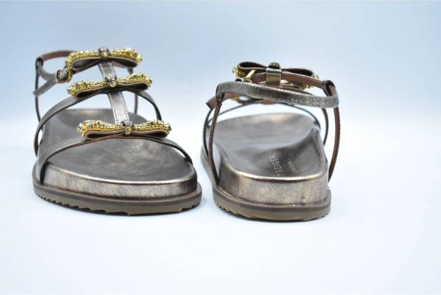 Kurt Geiger Bruine Veterschoenen voor Vrouwen