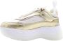 KURT GEIGER LONDON Lage Sneakers Dames Kensington Pump Sneaker Maat: 38 Materiaal: Leer Kleur: Goud - Thumbnail 6