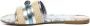 Kurt Geiger Canvas Printed Sandalen in Beige Zilver - Thumbnail 2