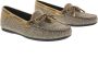 KURT GEIGER LONDON Mocassins Dames Eagle Moccasin Maat: 39 Materiaal: Textiel Kleur: Beige - Thumbnail 14