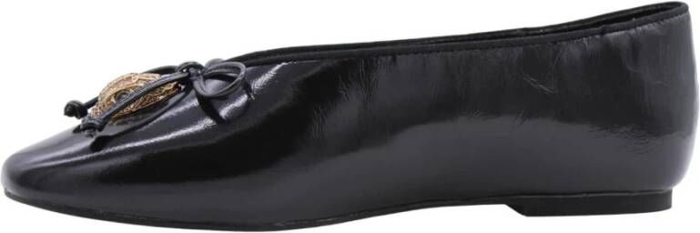 Kurt Geiger Elegante Ballerinas met Ponche Detail Black Dames