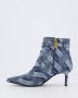 Kurt Geiger Dames Enkellaars Kensington Flexi Ankle Boots Jeansblauw - Thumbnail 2