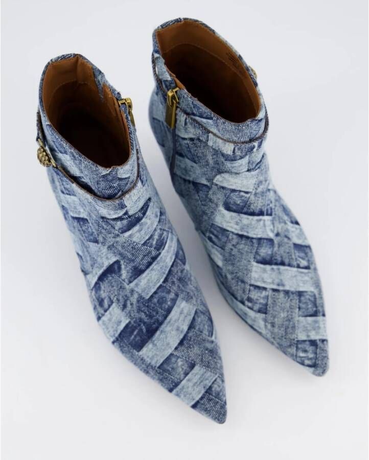 Kurt Geiger Flexi Enkellaarzen Blue Dames