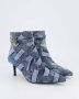Kurt Geiger Dames Enkellaars Kensington Flexi Ankle Boots Jeansblauw - Thumbnail 4