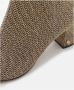 Kurt Geiger London Fabric Ankle Boot Enkellaarsjes Enkelboots met rits Dames Goud - Thumbnail 12