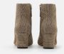 Kurt Geiger London Fabric Ankle Boot Enkellaarsjes Enkelboots met rits Dames Goud - Thumbnail 14