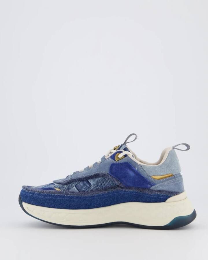 Kurt Geiger Kensington Sneaker Blauw Jeans Blue Dames