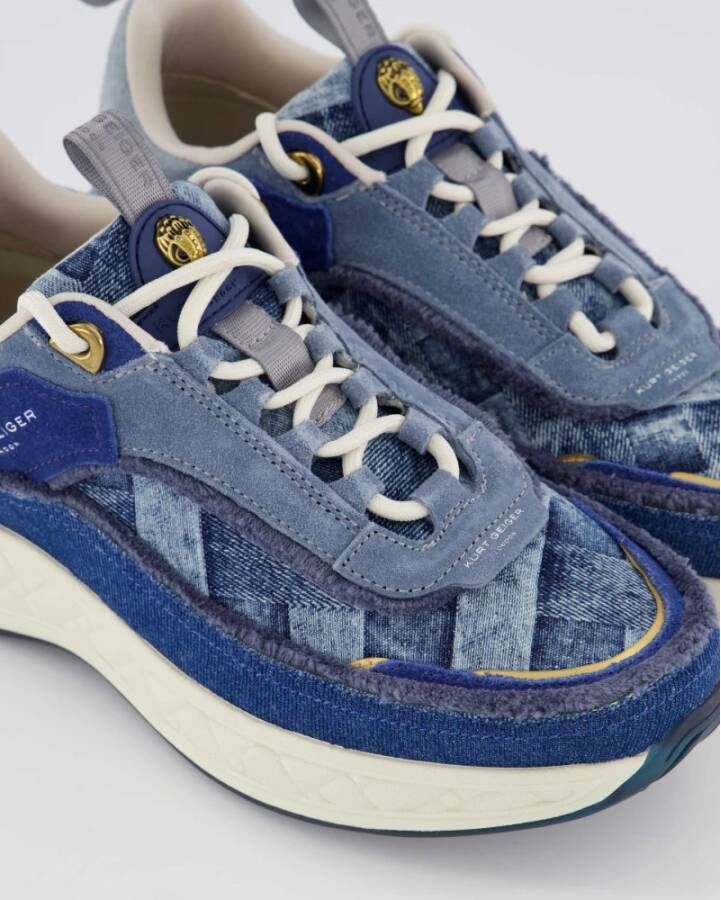 Kurt Geiger Kensington Sneaker Blauw Jeans Blue Dames