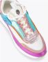 Kurt Geiger London Kensington Sneaker Lage sneakers Leren Sneaker Dames Wit - Thumbnail 9