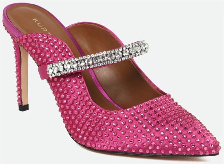 Kurt Geiger Kristal Fuchsia Instap Sandalen Pink Dames